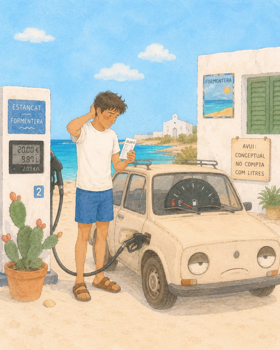 Vint euros de benzina