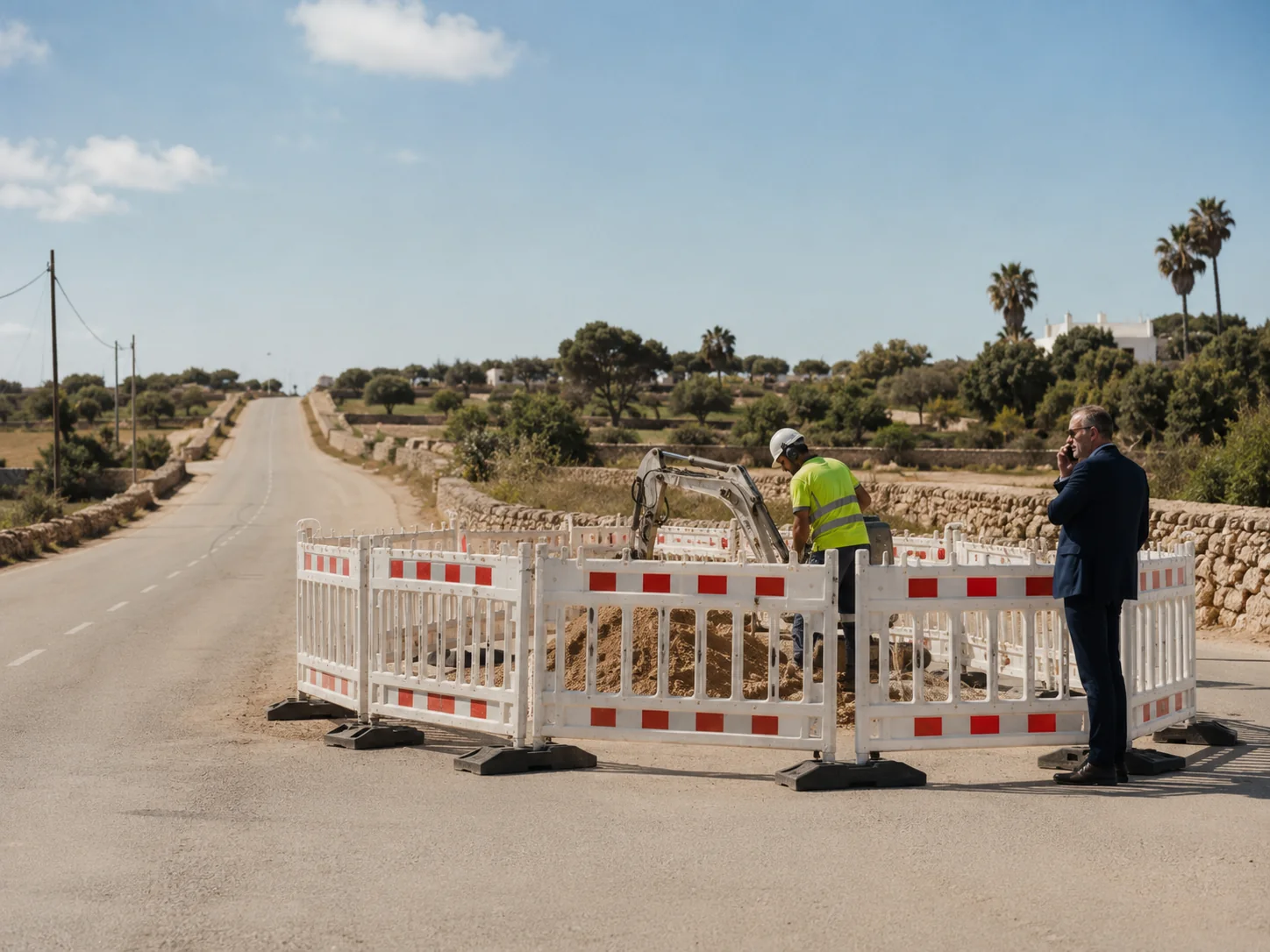 Sa carretera entra en obres i surt convertida en un exercici de fe